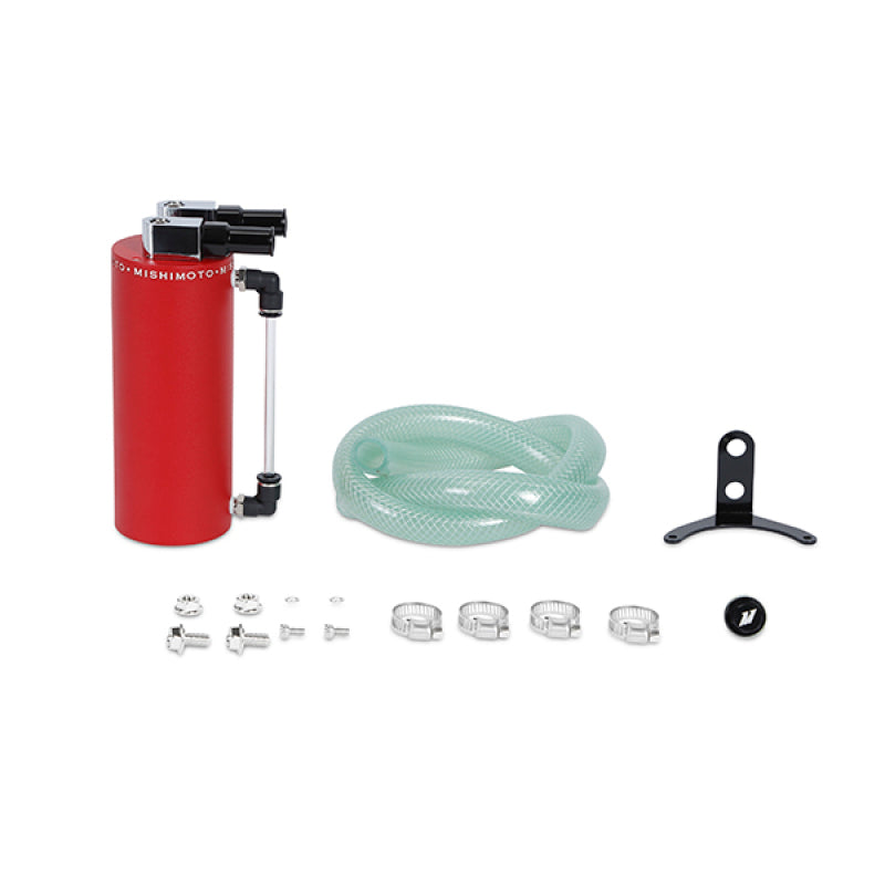 Load image into Gallery viewer, Mishimoto Small Aluminum Oil Catch Can - Wrinkle Red
