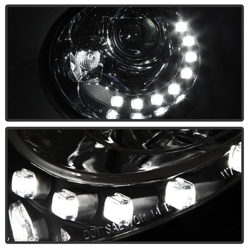 Load image into Gallery viewer, Spyder Volkswagen Beetle 1998-2005 Projector Headlights DRL Chrome PRO-YD-VB98-DRL-C
