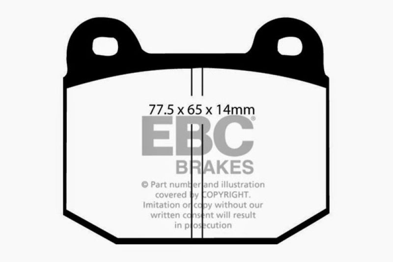 Load image into Gallery viewer, EBC 08+ Lotus 2-Eleven 1.8 Supercharged Redstuff Front Brake Pads
