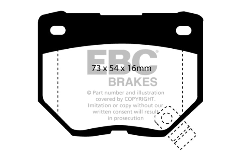 Load image into Gallery viewer, EBC 89-95 Nissan Skyline (R32) 2.6 Twin Turbo GT-R Bluestuff Rear Brake Pads
