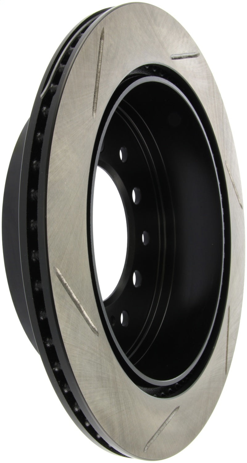 Load image into Gallery viewer, StopTech Power Slot 01-07 Toyota Sequoia/03-09 4 Runner / 03-09 Lexus GX470 Slotted Left Rear Rotor
