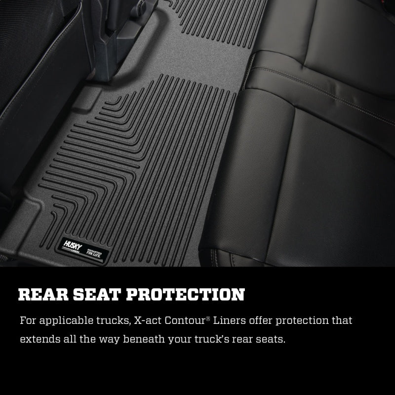 Load image into Gallery viewer, Husky Liners 2017 Ford F250 Crew Cab Vinyl X-Act Contour Black Floor Liners
