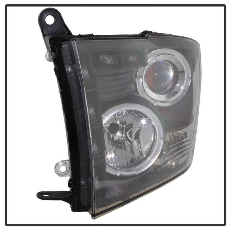 Load image into Gallery viewer, Spyder Dodge Ram 1500 09-14 10-14 Projector Headlights Halogen- LED Halo LED - Blk PRO-YD-DR09-HL-BK
