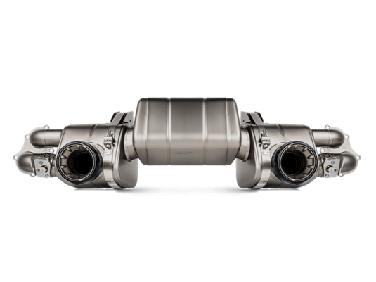 Akrapovic 2020+ Porsche Cayman GT4 (718) Slip-On Race Line (Titanium) (Req Tips / Option 2)