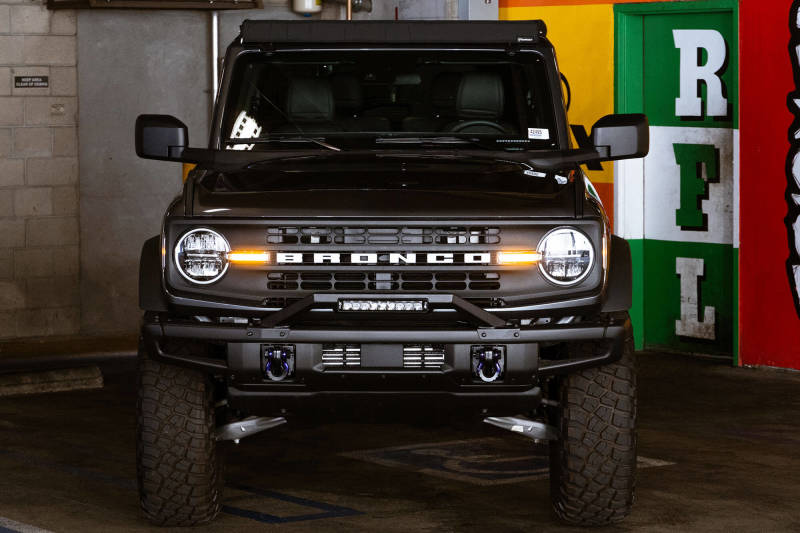 Load image into Gallery viewer, DV8 Offroad 21-22 Ford Bronco Factory Modular Front Bumper Bull Bar
