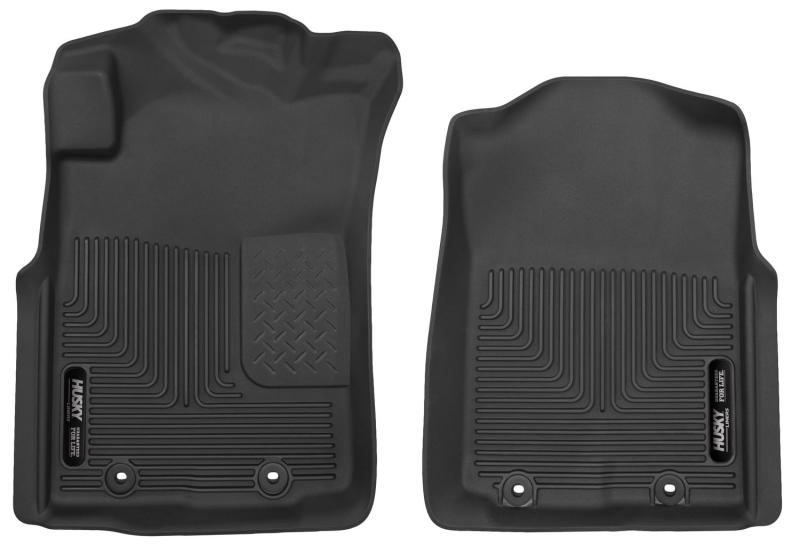 Load image into Gallery viewer, Husky Liners 12-14 Toyota Tacoma Pickup(Crew / Ext / Std Cab) X-Act Contour Black Front Floor Liners

