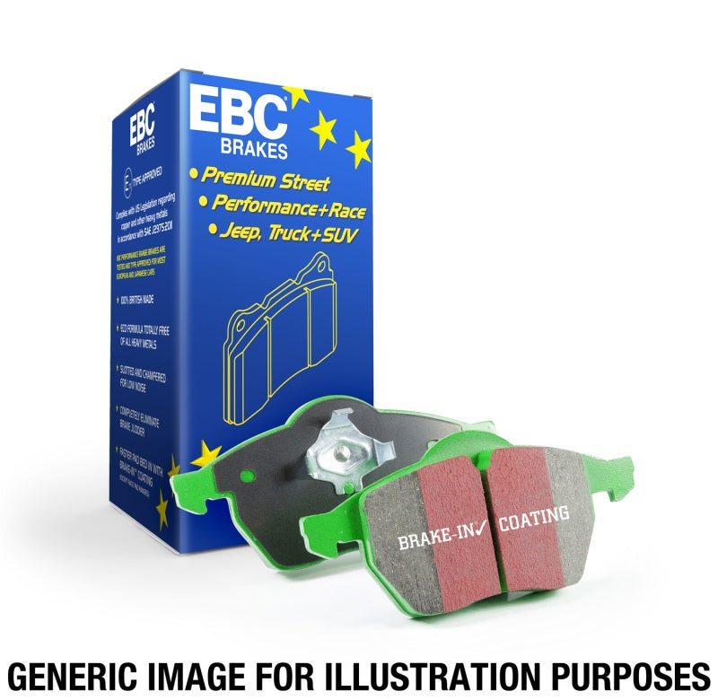 Load image into Gallery viewer, EBC 01-03 Acura CL 3.2 Greenstuff Front Brake Pads
