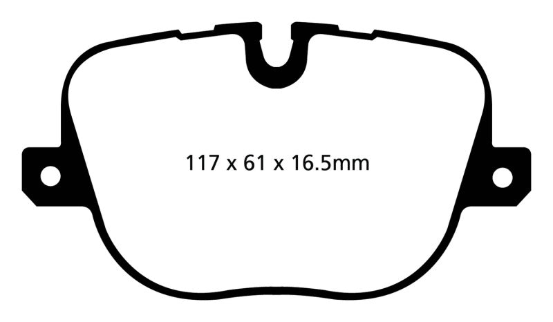 Load image into Gallery viewer, EBC 10-12 Land Rover Range Rover 5.0 Supercharged Greenstuff Rear Brake Pads
