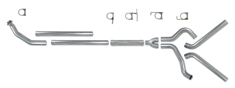Load image into Gallery viewer, Diamond Eye KIT 4in TB MFLR RPLCMENT PIPE DUAL AL: 94-02 DODGE CUMMINS 5.9L
