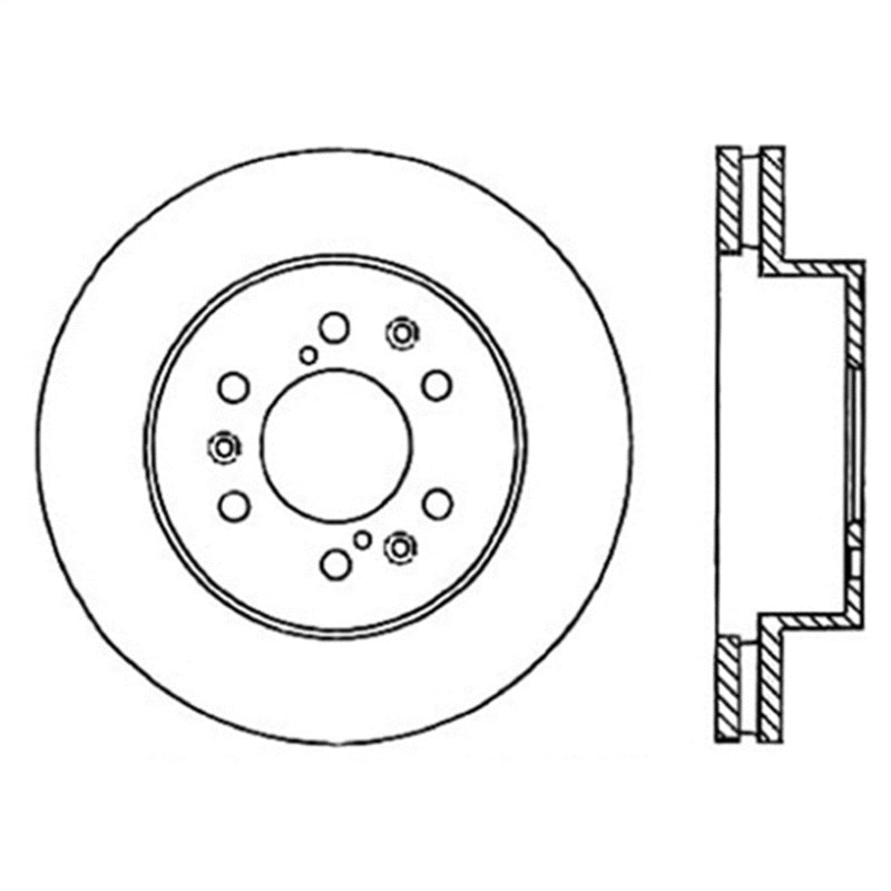 Load image into Gallery viewer, StopTech Power Slot 07 Chevrolet Tahoe Front Right Rotor
