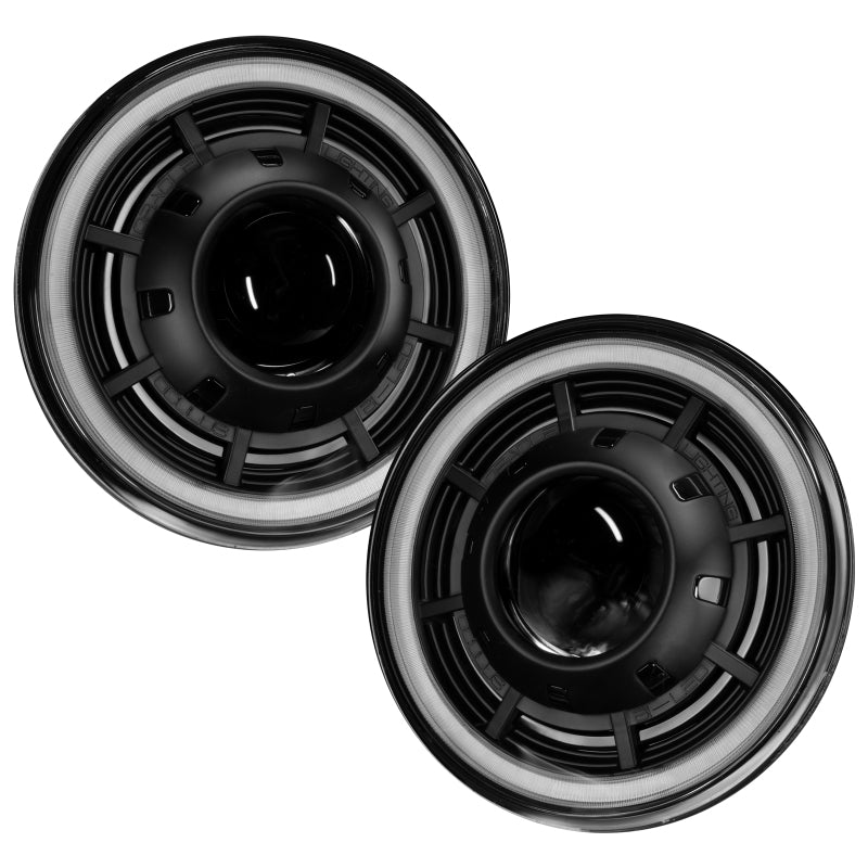 Load image into Gallery viewer, ORACLE Lighting 07-18 Jeep Wrangler JK Oculus 7in. Switchback Bi-LED Projector Headlights
