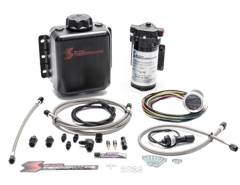 Load image into Gallery viewer, Snow Performance Stg 2 Boost Cooler F/I Prog. Water Injection Kit (SS Braided Line 4AN Fittings)
