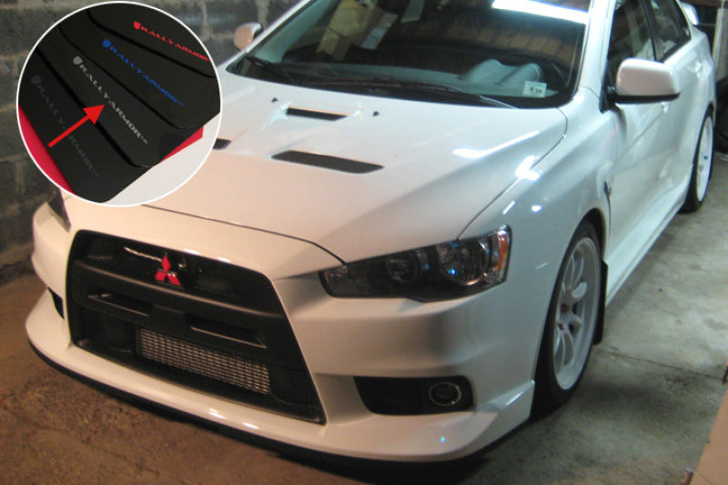 Load image into Gallery viewer, Rally Armor 08-17 Mitsubishi EVO X Black UR Mud Flap w/ Silver Logo
