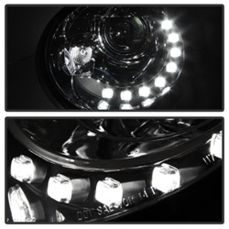 Load image into Gallery viewer, Spyder Volkswagen Beetle 1998-2005 Projector Headlights DRL Chrome PRO-YD-VB98-DRL-C
