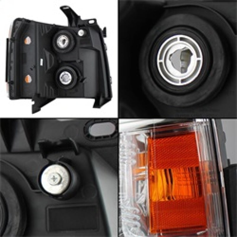 Load image into Gallery viewer, Xtune Chevy Silverado 07-13 Crystal Headlights Chrome HD-JH-CS07-AM-C
