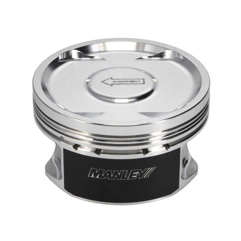 Load image into Gallery viewer, Manley 04+ Subaru WRX STi (EJ257) STD Stroke 100mm +.5mm Bore 8.5:1 Dish Piston Set with Rings

