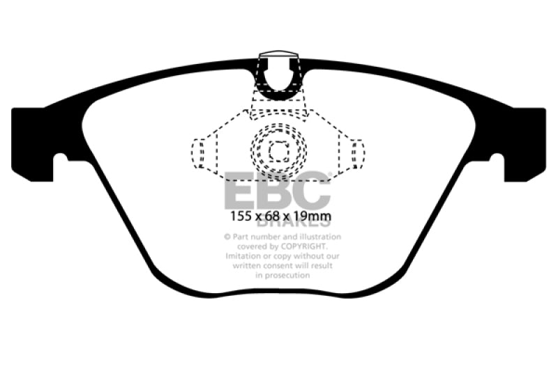 Load image into Gallery viewer, EBC 08-10 BMW M3 4.0 (E90) Bluestuff Front Brake Pads
