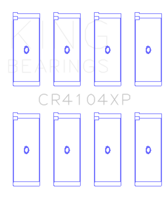 King Audi/VW 83-03 1.6L/1.8L/2.0L (Size STDX) Performance Rod Bearing Set