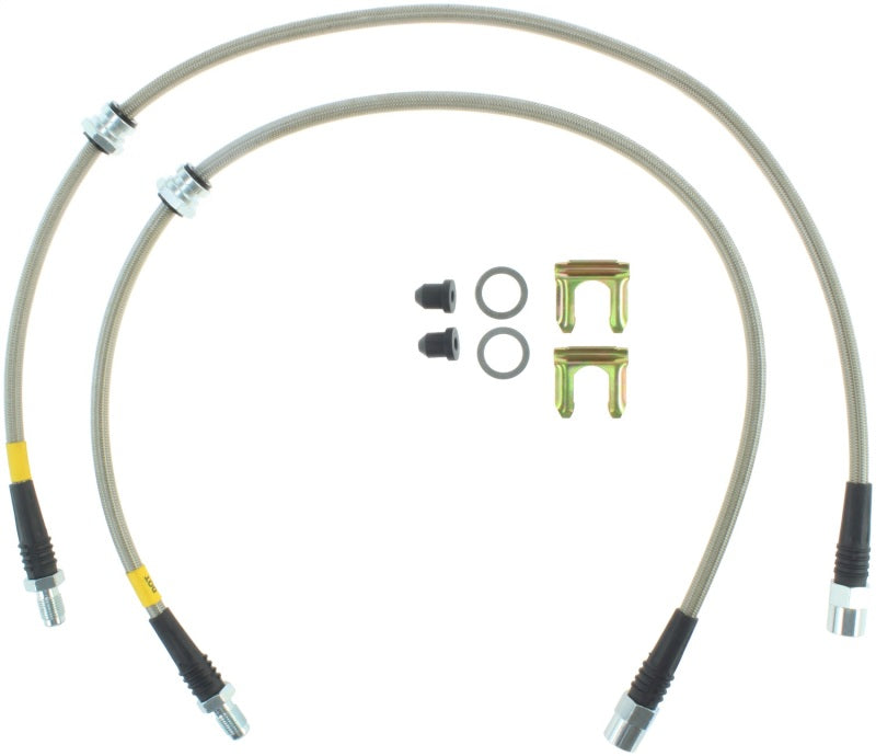 Load image into Gallery viewer, StopTech 2012 BMW 335i Front SS Brake Lines
