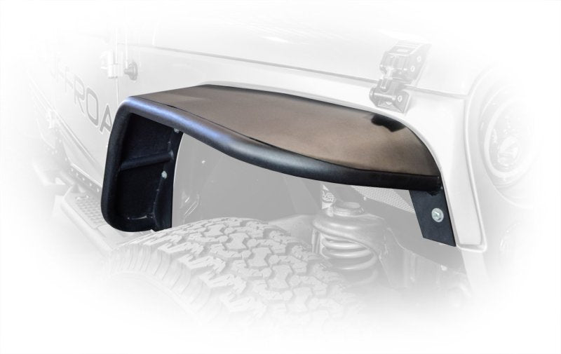 Load image into Gallery viewer, DV8 Offroad 07-18 Jeep Wrangler JK Front &amp; Rear Flat Tube Fenders
