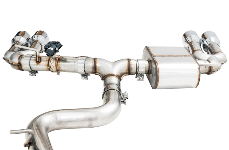 Load image into Gallery viewer, AWE Tuning Audi 8V S3 SwitchPath Exhaust w/Chrome Silver Tips 102mm
