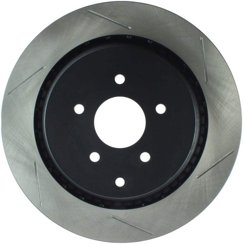 Load image into Gallery viewer, StopTech Power Slot 09 Infiniti FX50 5.0L-V8 Slotted Rear Left Rotor
