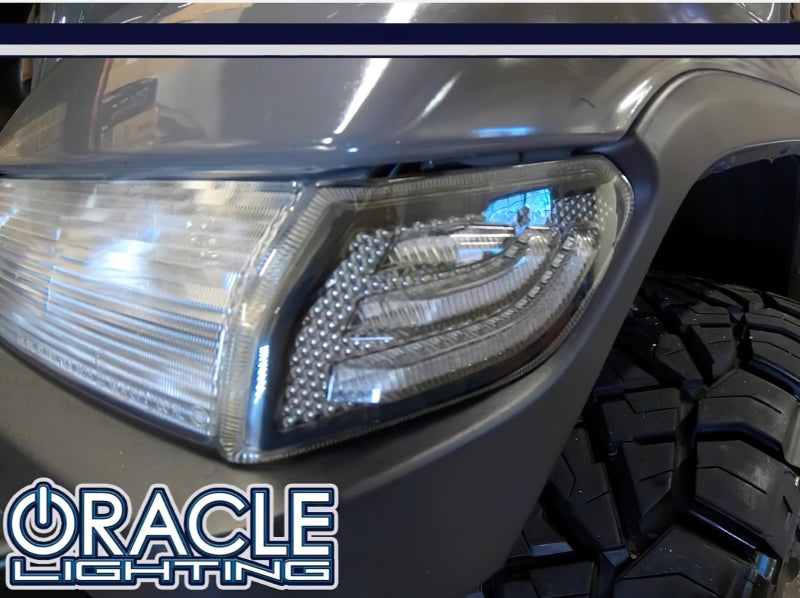 Load image into Gallery viewer, Oracle Jeep Wrangler JL Smoked Lens LED Front Sidemarkers
