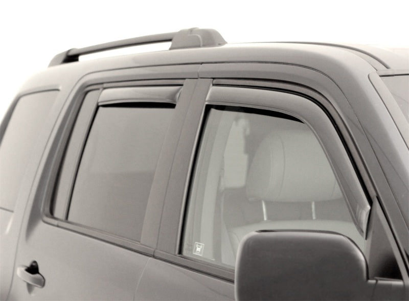 Load image into Gallery viewer, AVS 09-15 Honda Pilot Ventvisor In-Channel Front &amp; Rear Window Deflectors 4pc - Smoke
