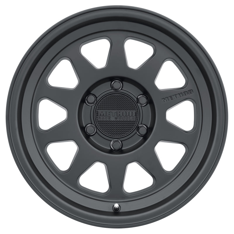 Load image into Gallery viewer, Method MR316 17x8.5 0mm Offset 6x5.5 106.25mm CB Matte Black Wheel
