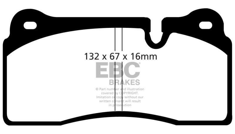 Load image into Gallery viewer, EBC 08-17 Audi R8 / 04-14 Lamborghini Gallardo Redstuff Rear Brake Pads
