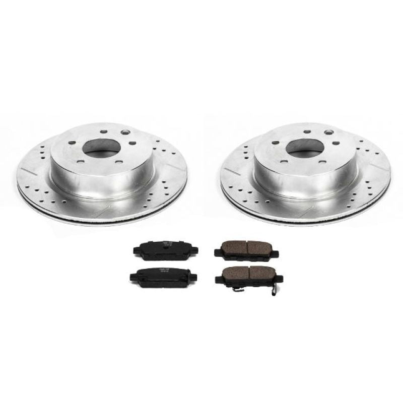 Load image into Gallery viewer, Power Stop 08-12 Infiniti EX35 Rear Z23 Evolution Sport Brake Kit
