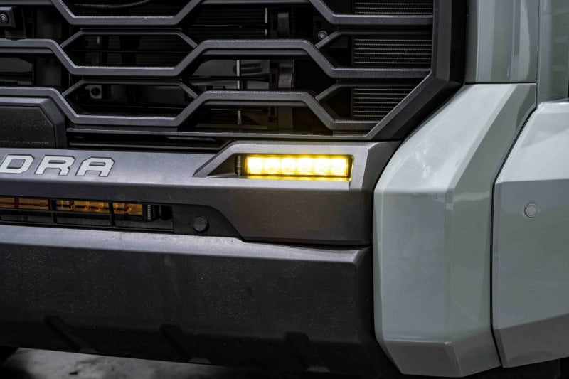 Load image into Gallery viewer, Diode Dynamics 2022 Toyota Tundra SS6 LED Fog Light Kit - Amber Wide
