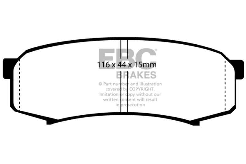 Load image into Gallery viewer, EBC 2003+ Toyota 4Runner 4.0L Bluestuff Rear Brake Pads
