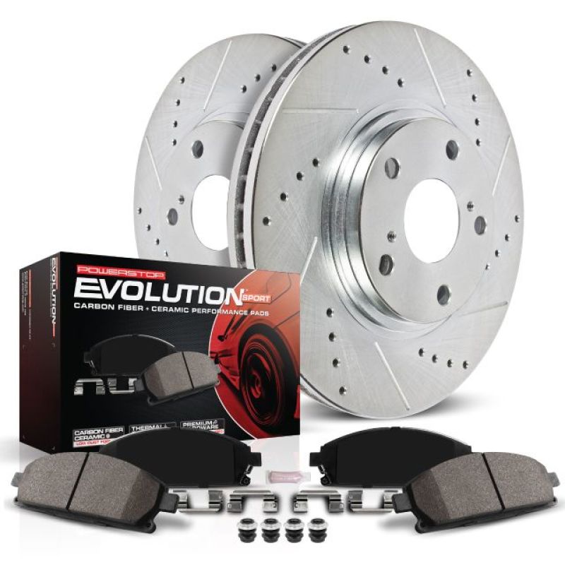 Load image into Gallery viewer, Power Stop 14-15 Acura ILX Front Z23 Evolution Sport Brake Kit
