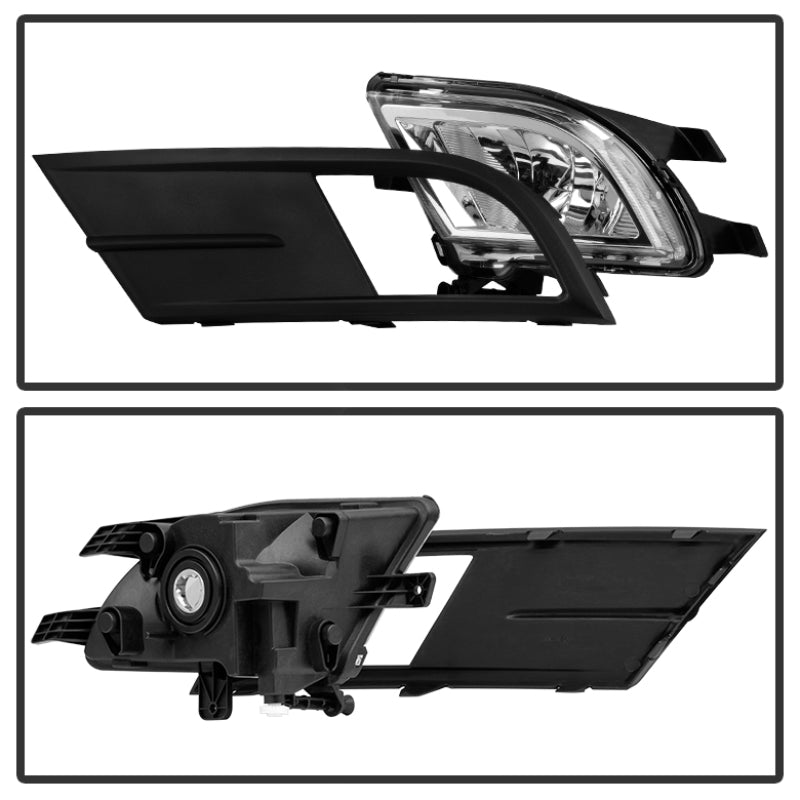 Load image into Gallery viewer, Spyder Volkswagen Jetta MK6 2015-2016 Sedan 4Dr only OEM Style Fog Lights w/Switch Clear FL-VJ2015-C
