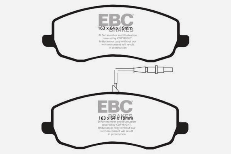 Load image into Gallery viewer, EBC AP Racing Caliper CP7040 Yellowstuff Brake Pads
