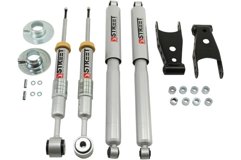Load image into Gallery viewer, Belltech 09-13 Ford F150 (All Cabs) 4WD LOWERING KIT WITH SP SHOCKS (3in Rear Drop)

