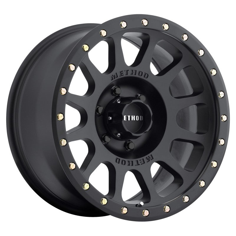 Load image into Gallery viewer, Method MR305 NV 18x9 0mm Offset 6x5.5 108mm CB Matte Black Wheel
