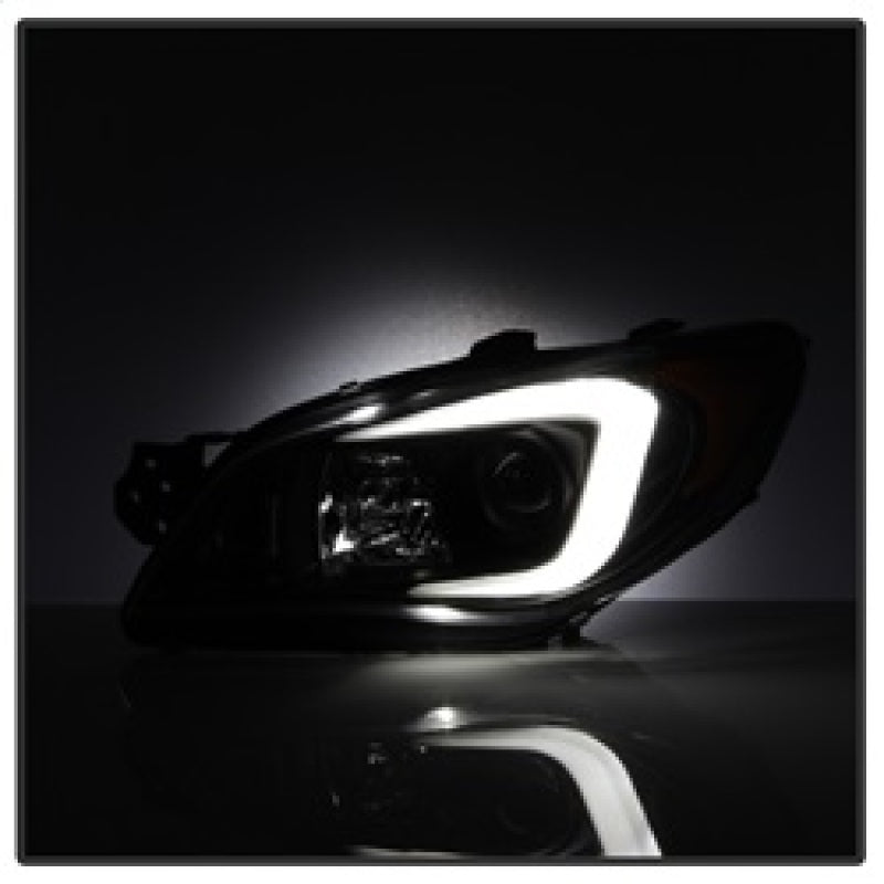 Load image into Gallery viewer, Spyder Subaru WRX 06-07 Projector Headlights - HID Model Only - Black PRO-YD-SWRX06-HID-LBDRL-BK
