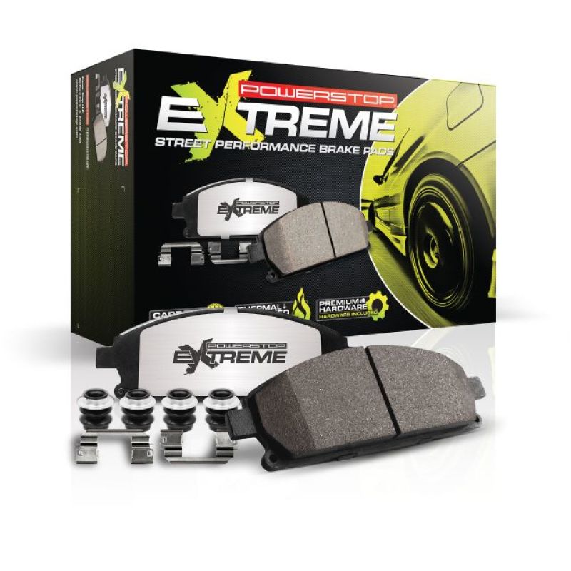 Load image into Gallery viewer, Power Stop 04-07 Cadillac CTS Rear Z26 Extreme Street Brake Pads w/Hardware
