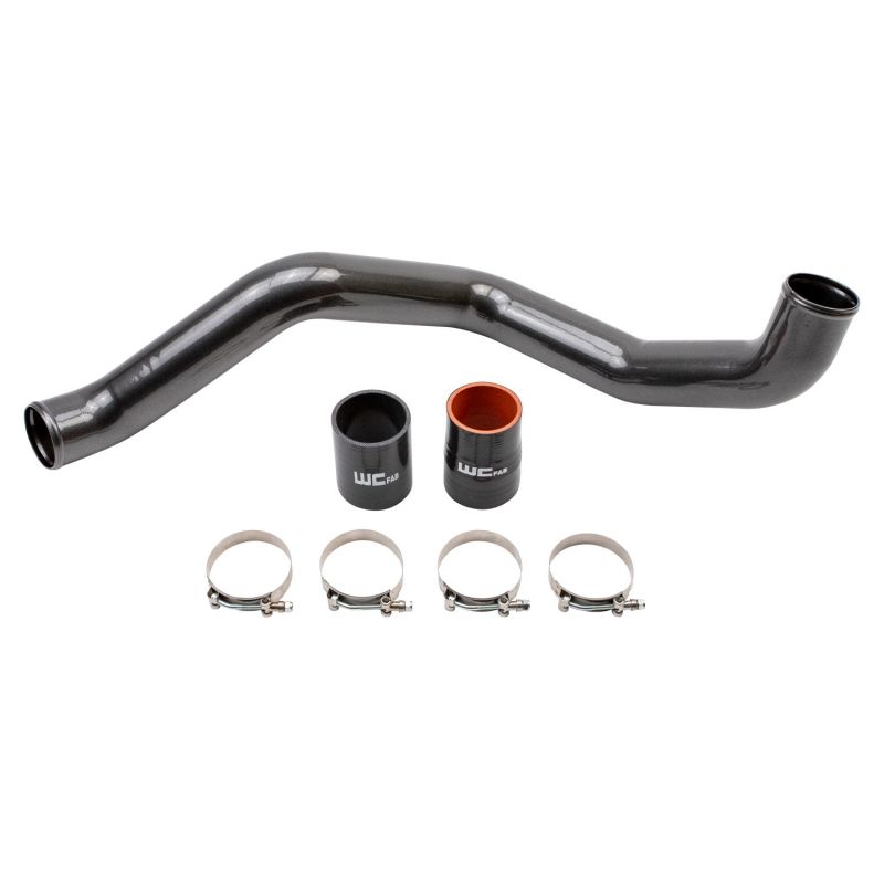 Load image into Gallery viewer, Wehrli 20-24 Chevrolet 6.6L L5P Duramax Driver Side 3in Intercooler Pipe - Gloss Black
