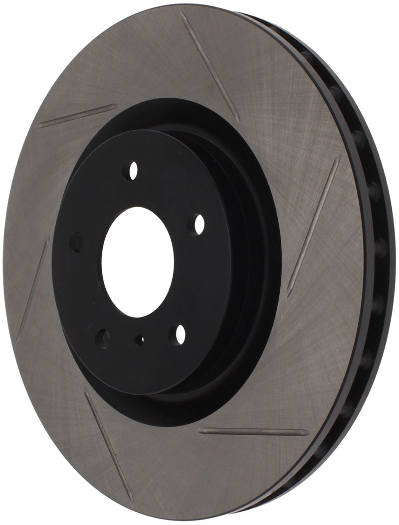 Load image into Gallery viewer, StopTech Power Slot 03-07 350z/ 03-04 G35 w/ Brembo SportStop Slotted Front Left Rotor
