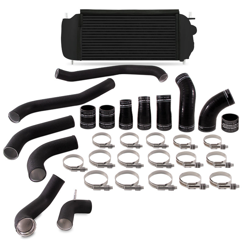 Load image into Gallery viewer, Mishimoto 2017+ Ford F150 3.5L EcoBoost Performance Intercooler Kit - Black Cooler Black Pipes
