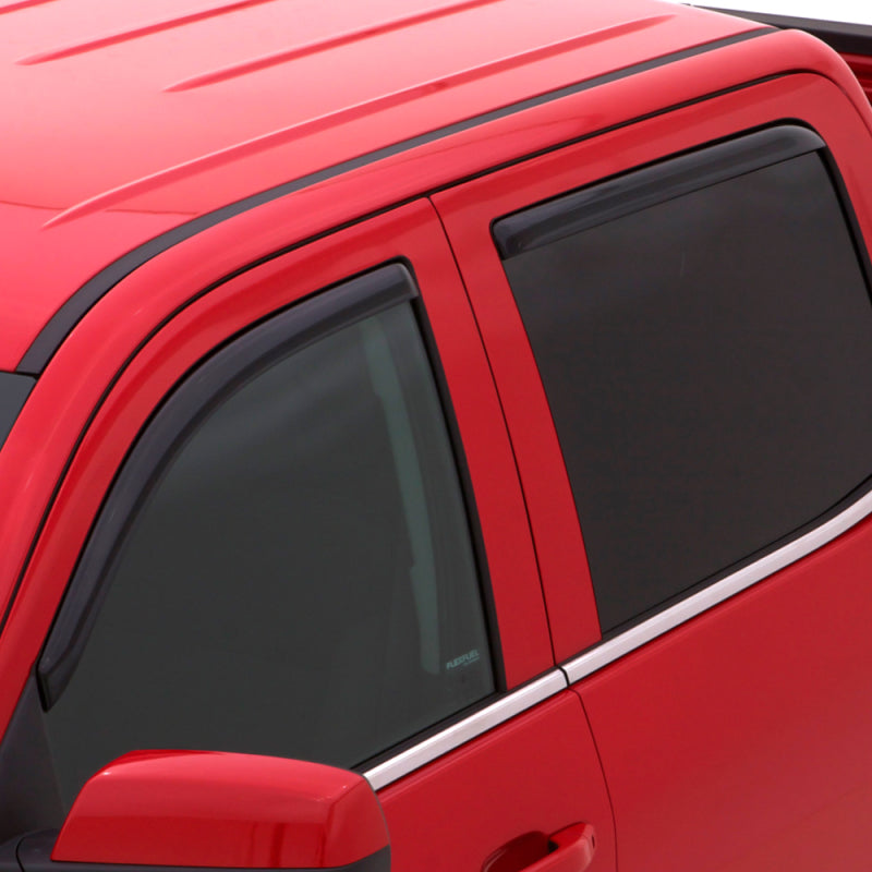 Load image into Gallery viewer, AVS 2018 Chevy Equinox Ventvisor In-Channel Front &amp; Rear Window Deflectors 4pc - Smoke
