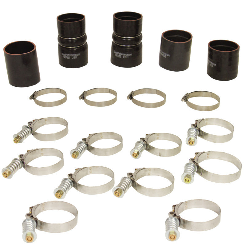 Load image into Gallery viewer, BD Diesel Intercooler Hose &amp; Clamp Kit - 1999-2003 Ford 7.3L PowerStroke
