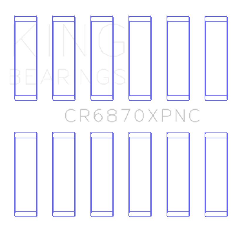 Load image into Gallery viewer, King Nissan VR38DETT (Size STD) pMaxKote Performance Con Rod Bearing Set
