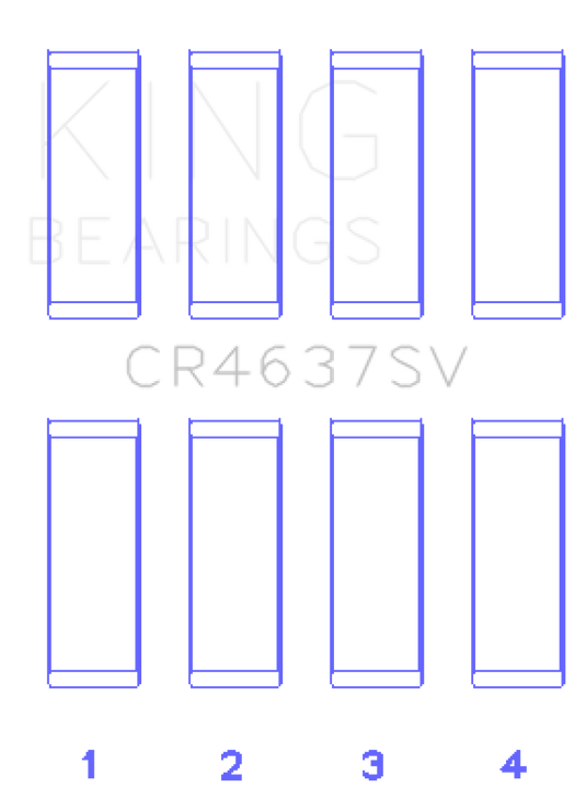 King Audi BYT/CDNC/CCZD/CPSA Connecting Rod Bearing Set