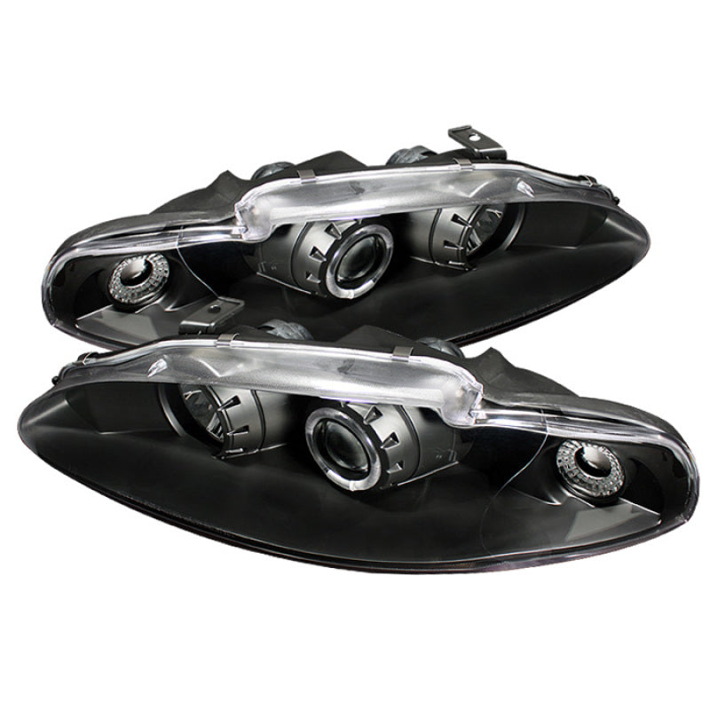 Load image into Gallery viewer, Spyder Mitsubishi Eclipse 95-96 Projector Headlights LED Halo Black High H1 Low H1 PRO-YD-ME95-HL-BK
