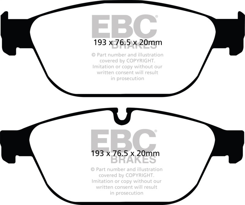 Load image into Gallery viewer, EBC 11-12 Audi A8 Quattro 3.0 Supercharged Redstuff Front Brake Pads
