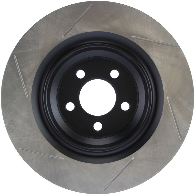 Load image into Gallery viewer, StopTech Power Slot 06-07 Chrysler SRT-8 Rear Left Slotted Rotor

